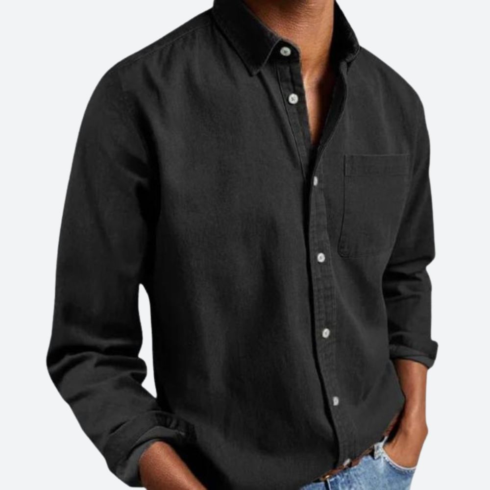 Chemise en coton pour hommes - Olivier